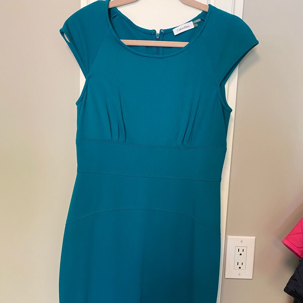 Turquoise dress